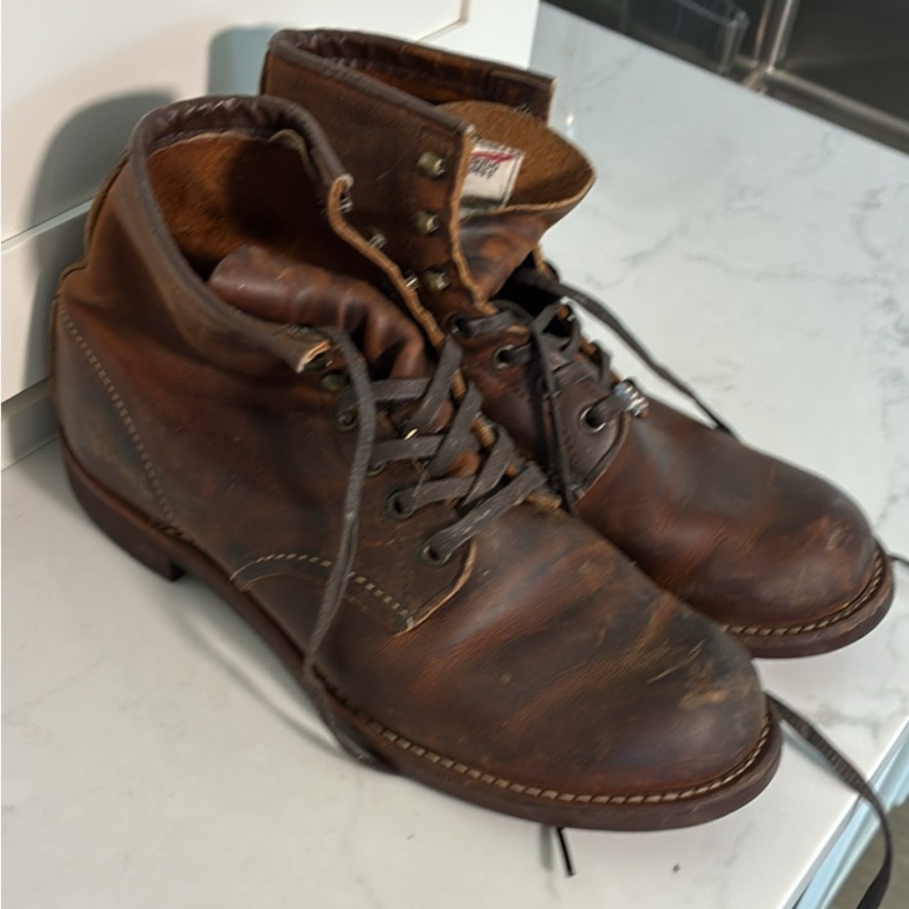 Genuine Leather Brown Western Boots